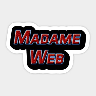 Madame Web Logo Sticker